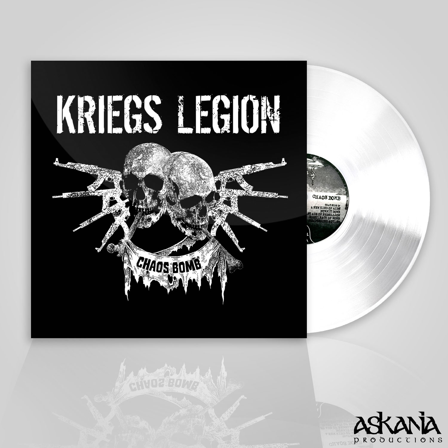 Kriegs Legion "Chaos Bomb" white LP